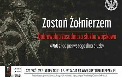 Zdjęcie do Spotkanie informacyjne dotyczące ochotniczych form służby wojskowej 