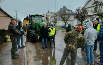 Zdjęcie do Spotkanie w&oacute;jta z protestującymi rolnikami