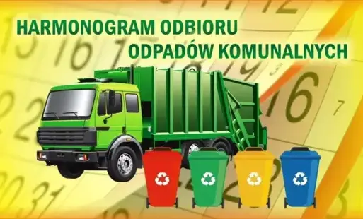 Zdjęcie do Harmonogram odbioru odpad&oacute;w komunalnych - 2026