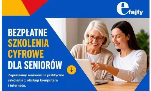 Zdjęcie do eFajfy - bezpłatne szkolenie cyfrowe dla senior&oacute;w 60+