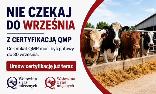 Zdjęcie do Rolniku! Nie czekaj do września z certyfikacją QMP