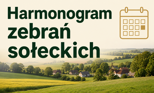 Zdjęcie do Harmonogram zebrań sołeckich