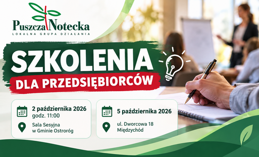 Zdjęcie do Szkolenia dla przedsiębiorc&oacute;w w związku z naborami ogłoszonymi przez LGD