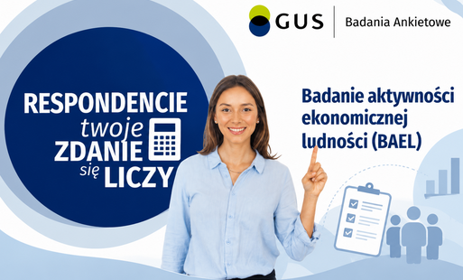 Zdjęcie do Badanie Aktywności Ekonomicznej Ludności (BAEL) &ndash; ankieterzy GUS mogą skontaktować się z mieszkańcami