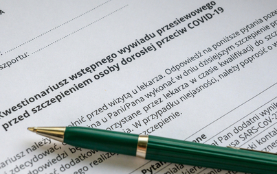 Zdjęcie do Nowy kwestionariusz kwalifikacji do szczepień przeciw COVID-19