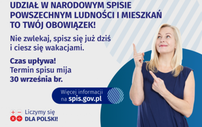 Zdjęcie do Czy pamiętasz, że spis trwa do 30 września br.?
