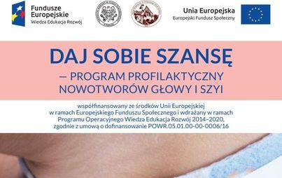 Zdjęcie do Bezpłatne badania laryngologiczne - profilaktyka nowotwor&oacute;w głowy i szyi