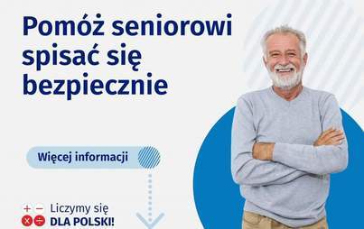 Zdjęcie do Pom&oacute;ż seniorowi spisać się bezpiecznie
