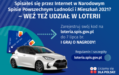 Zdjęcie do Spisałeś się przez Internet? Pobierz unikatowy kod i zgłoś sw&oacute;j udział w loterii!