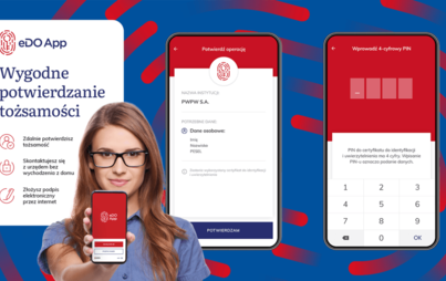 Zdjęcie do E-dow&oacute;d w dłoni, eDO App w telefonie